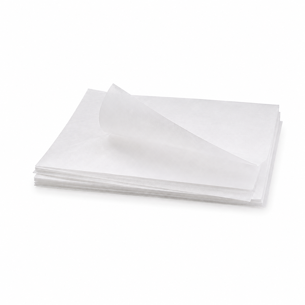 Folhas de papel de seda branco 50x70 cm para embalagem e apresentação Kascapack